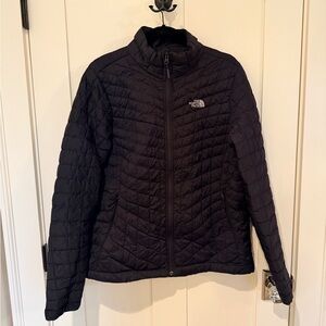 The North Face Women's Thermoball Black Quilted Jacket XL
